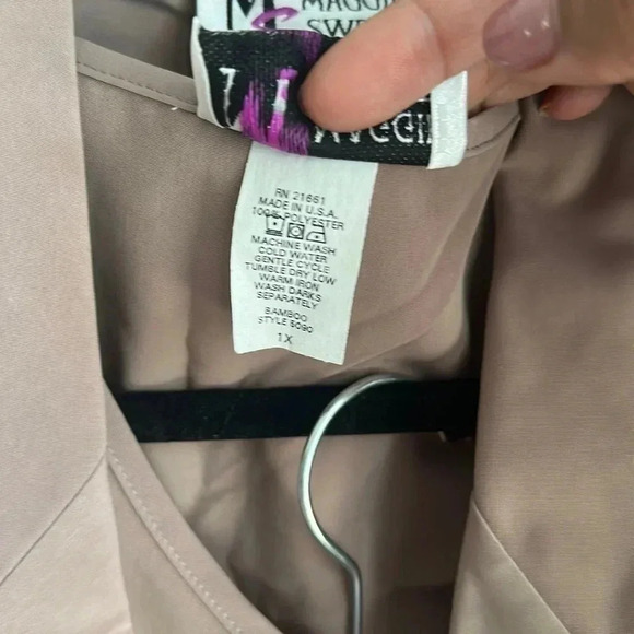 NWT Maggie Sweet 3 Piece Skirt Set Tan Size 1X Petite - Picture 13 of 14